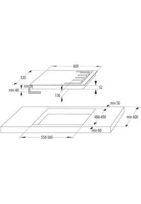 Gorenje Комплект (духовка електрична BO6735E02BK + поверхня газова G641EB), 740147, чорний