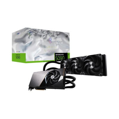 MSI Відеокарта GeForce RTX 5090 32GB GDDR7 SUPRIM LIQUID SOC