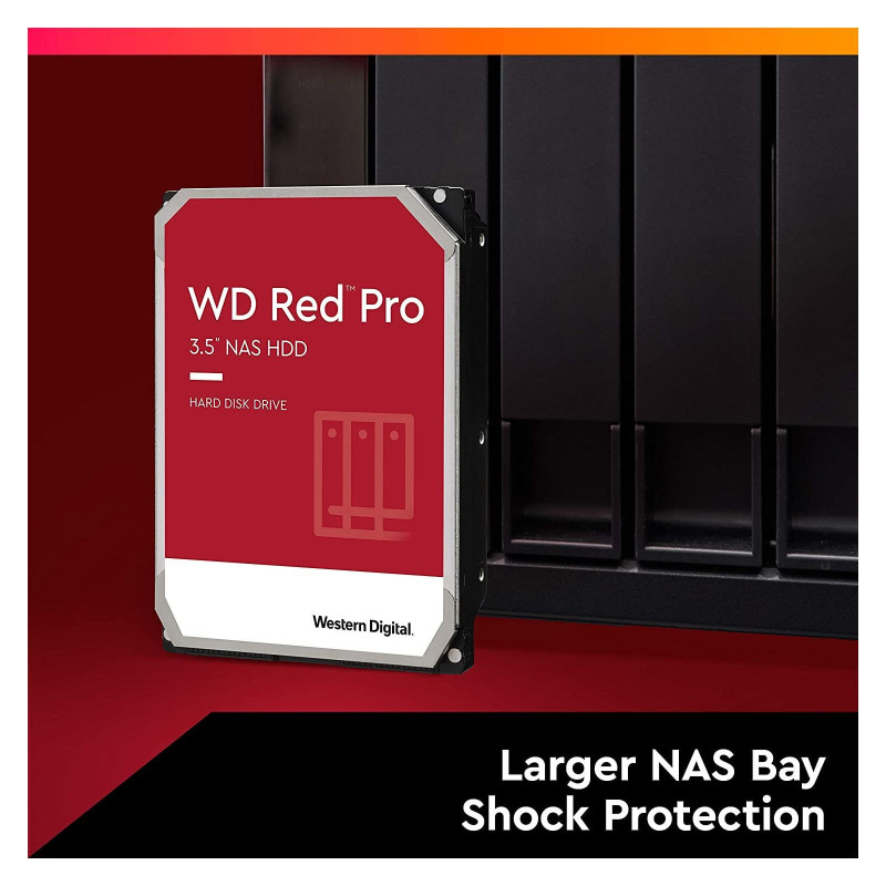 WD Жорсткий диск WD 16TB 3.5" 7200 512MB SATA Red Pro NAS