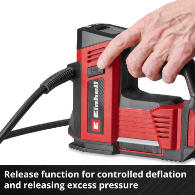 Einhell Компресор повітряний акумуляторний CE-CC 18/23 D Li - Solo, 18В, до 12л/хв, 11бар, 1.16кг без АКБ та ЗП