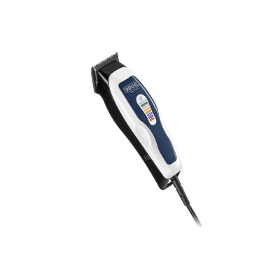 Moser Машинка для стриження WAHL olorPro Combo, від мережі, вібраційний мотор, насадок-8, кейс, міні триммер у компл., сталь, біло-синій