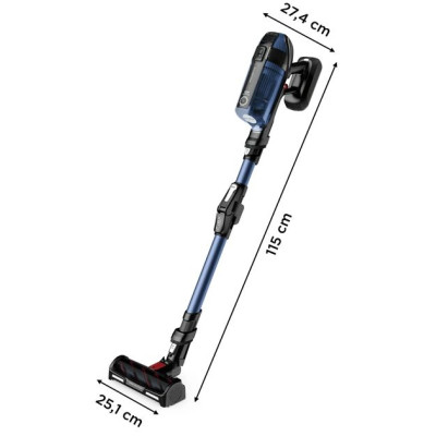 Rowenta Пилосос безпровідний X-Force Flex 12.60 Auto Aqua, 320Вт, чорно-синій