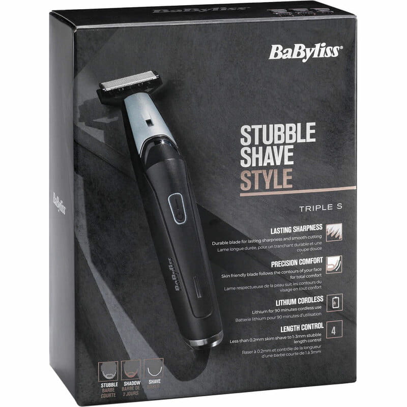 BaByliss Тример для бороди та вусів Stubble Shave Style Triple S T880E