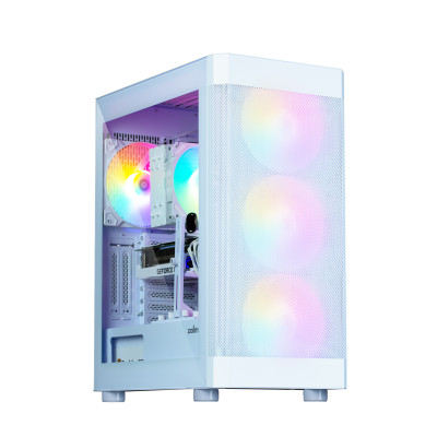Zalman Корпус I4 TG без БЖ 2xUSB3.0, 1xUSB2.0 4x140мм RGB VGA 320мм LCS ready TG Side Panel ATX білий