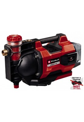 Einhell Насос садовий акумуляторний AQUINNA 36/38 F LED AUTOMATIC, 3800л/г, 36В, 3.7бар, глиб 6м, автоматичний режим, 4.75кг, без АКБ і ЗП