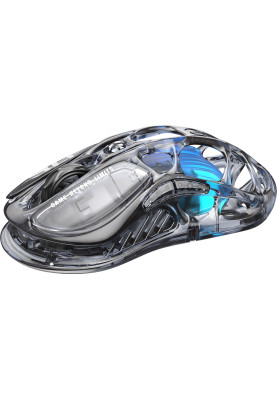 GravaStar Миша Mercury M2, BT/WL/USB-A, RGB, чорно-прозорий