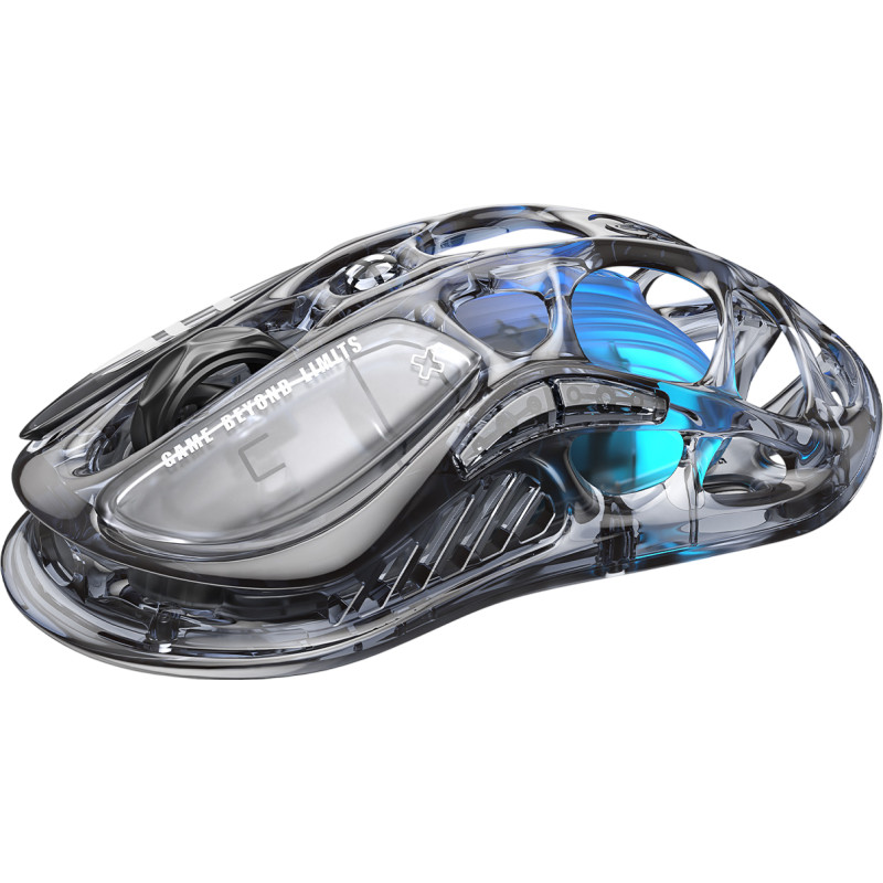 GravaStar Миша Mercury M2, BT/WL/USB-A, RGB, чорно-прозорий