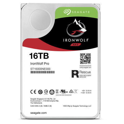 Seagate Жорсткий диск Seagate 16TB 3.5" 7200 256MB SATA IronWolf Pro Seagate Жорсткий диск Seagate 16TB 3.5" 7200 256MB SATA IronWolf Pro