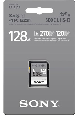 Sony Карта пам'яті 128GB SDXC C10 UHS-II U3 V60 R270/W120MB/s Entry