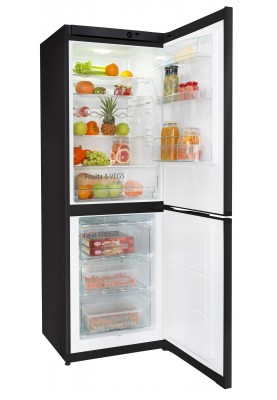 SNAIGE Холодильник з нижн. мороз., 176x62х65, холод.відд.-191л, мороз.відд.-88л, 2дв., A++, ST, чорний