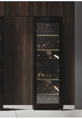 Haier Холодильник для вина, 190x59.5х71, холод.відд.-438л, зон - 2, бут-236, ST, дисплей, чорний