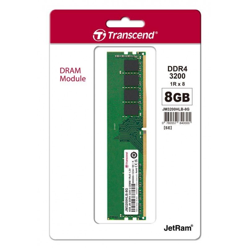 Transcend Пам'ять ПК DDR4 8GB 3200