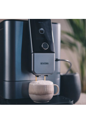 Nivona Кавомашина Nivona CafeRomatica, 1.8л, зерно+мелена, автомат.капуч, дисплей, авторецептів -9, пригот, холодної кави, перлинно-блакитний