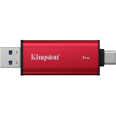 Kingston Портативний SSD Kingston 1TB USB 3.2 Gen 2 Dual USB-A R1050/W950MB/s