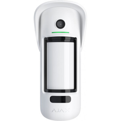 Ajax Бездротовий вуличний датчик руху з фотофіксацією MotionCam Outdoor білий