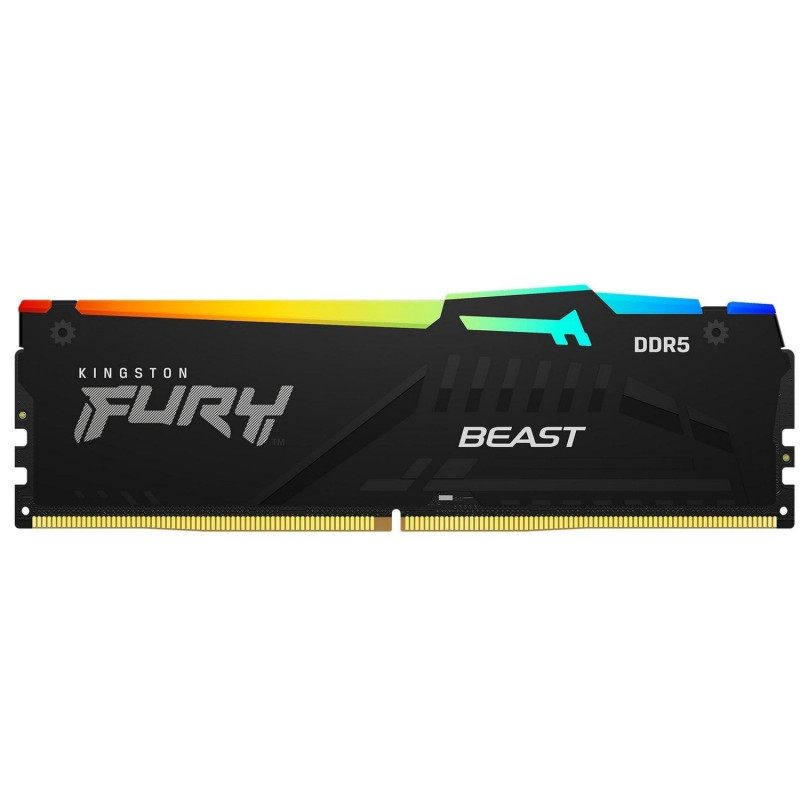 Kingston Пам'ять ПК DDR5 64GB 5600 FURY Beast RGB