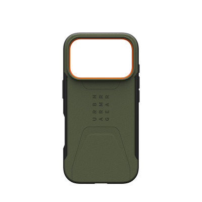 UAG Чохол UAG для iPhone 17 Pro, Civilian MagSafe, Olive/Orange