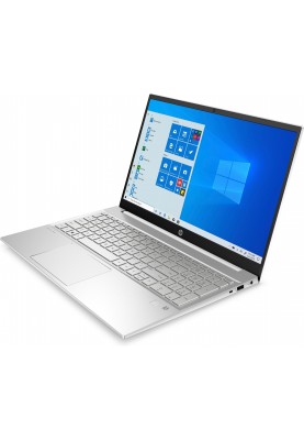 HP Ноутбук Pavilion 15-eh1052ua 15.6" FHD IPS AG, AMD R5 5500U, 12GB, F512GB, UMA, DOS, білий