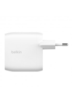 Belkin Зарядне пристрій мережевий 30Вт 2хUSB-С PD PPS, білий