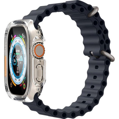 Spigen Чохол-накладка для Apple Watch Ultra (49mm) Ultra Hybrid, Crystal Clear