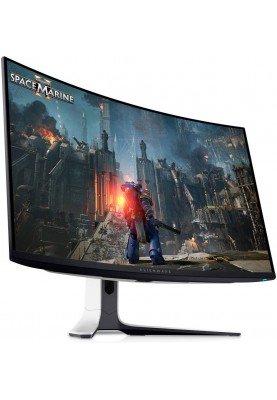 Dell Монітор 31.6" AW3225QF 2xHDMI, DP, USB, QD-OLED, 3840x2160, 240Hz, 0.03ms, DCI-P3 99%, CURVED, G-SYNC, FreeSync, Pivot, HDR TrueBlack 4