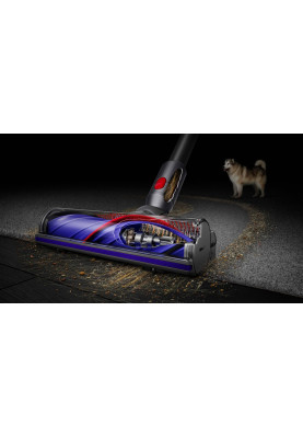 Dyson Пилосос безпровідний SV25 V8 Advanced 425Вт, конт пил -0.54л, автон. робота до 40хв, турборежим, сіро-фіолетовий
