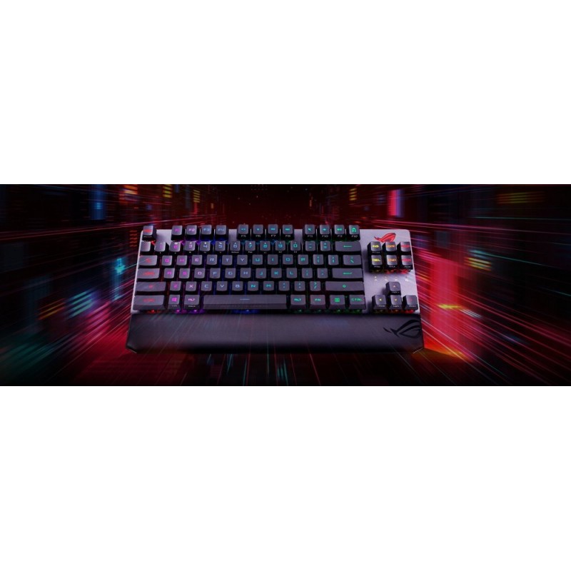 ASUS Клавіатура ROG Strix Scope RX TKL Wireless Deluxe RGB 84key USB/WL/BT EN Black