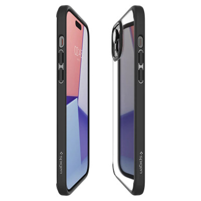 Spigen Чохол для Apple iPhone 15 Plus Ultra Hybrid, Matte Black