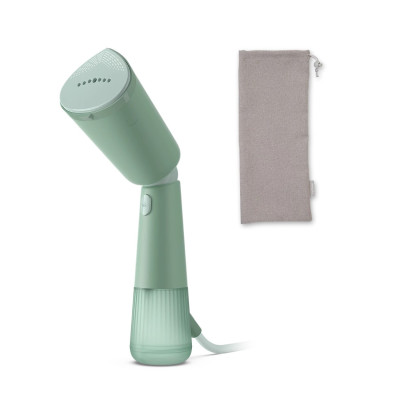 Philips Відпарювач компактний Series 5000, 1400Вт, 120мл, паровий удар -24гр, складна ручка, пластик, сіро-зелений