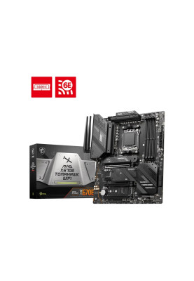 MSI Материнська плата MAG X670E TOMAHAWK WIFI sAM5 X670 4xDDR5 HDMI DP M.2 WiFi BT ATX