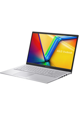 ASUS Ноутбук Vivobook 15 X1504ZA-BQ066 15.6" FHD IPS, Intel i5-1235U, 16GB, F512GB, UMA, NoOS, Сріблястий