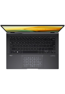 ASUS Ноутбук Zenbook 14 UM3402YA-KP752 14" WQXGA IPS, AMD R5-7430U, 16GB, F1TB, UMA, NoOS, Чорний