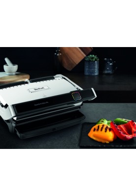 Tefal Гриль прижимний OptiGrill Elite XL 2200Вт, темп. режимів-16, з`ємні пластини, метал