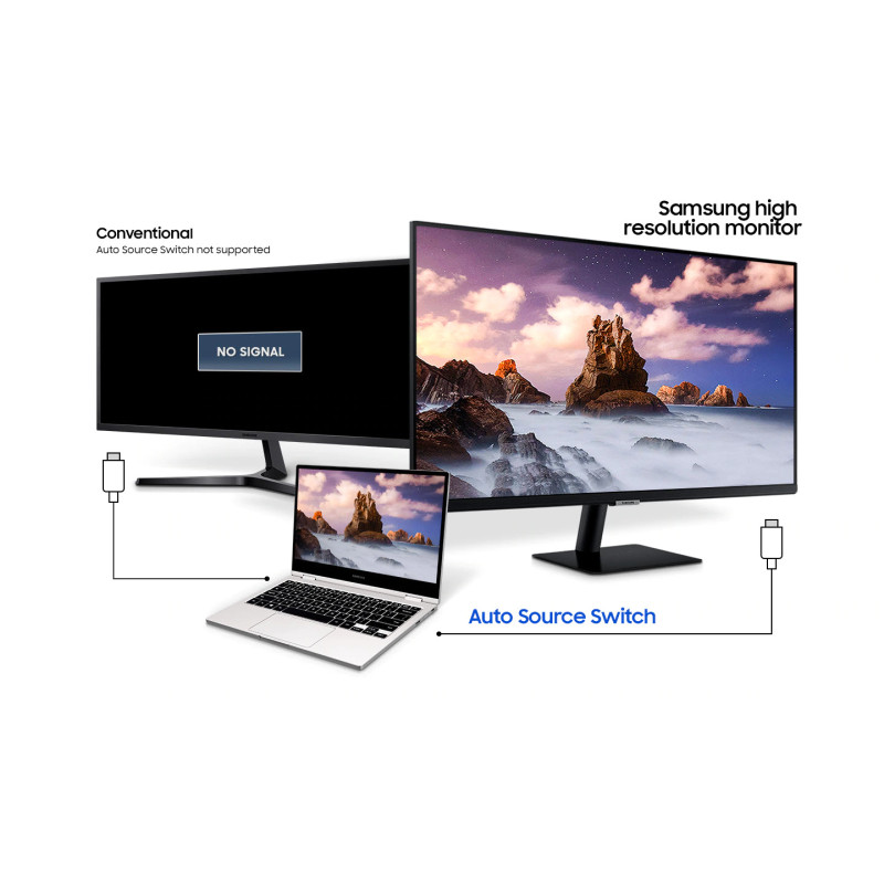 Samsung Монітор 32" S32A700NW HDMI, DP, VA, 3840x2160