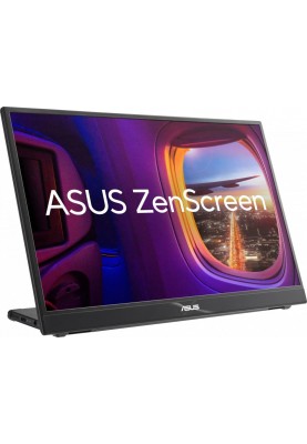 ASUS Монітор портативний 15.6" ZenScreen MB16QHG HDMI, 2xUSB-C, Audio, IPS, 2560x1600, 16:10, 120Hz, DCI-P3 100%, HDR400, Cover