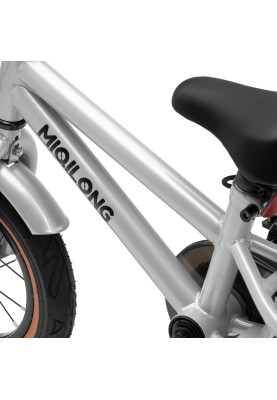 Miqilong Дитячий велосипед ST 12" сріблій