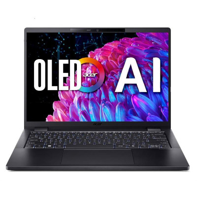 Acer Ноутбук TravelMate TMP614-73 14" 2.8K OLED, Intel U5-125H, 32GB, F1TB, UMA, Win11P, чорний