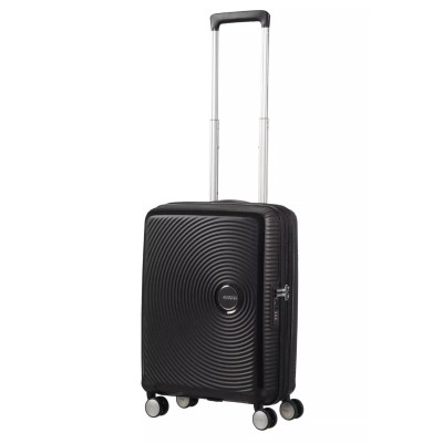 American Tourister Валіза American Tourister, Soundbox, поліпропілен, мала, 55см, 35.5/41л, TSA, 4 колеса, EXP, чорний