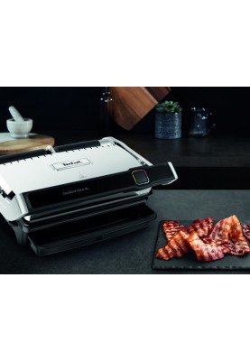 Tefal Гриль прижимний OptiGrill Elite XL 2200Вт, темп. режимів-16, з`ємні пластини, метал