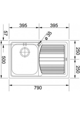 Franke Кухонні мийки Logica line LLL 611-79 101.0381.809