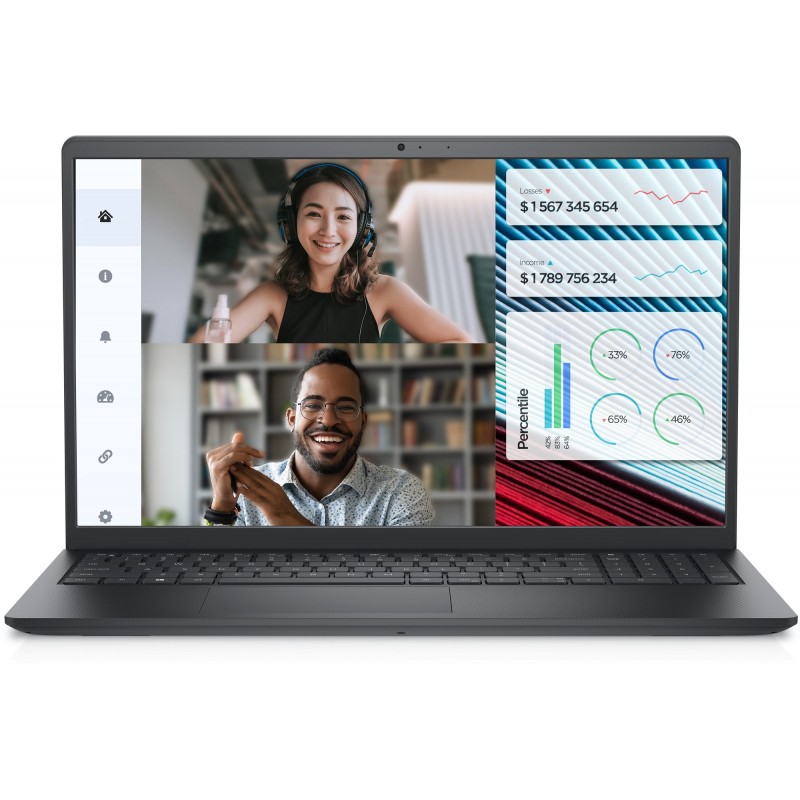 Dell Ноутбук Vostro 3520 15.6FHD 120Hz AG/Intel i5-1235U/16/512F/int/Lin