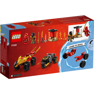 LEGO Конструктор Ninjago Кай та Рас: Битва на машині та мотоциклі