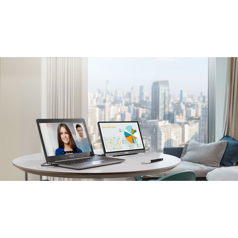 ASUS Монітор портативний 14" ZenScreen MB14AC USB-C, IPS, Cover