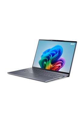 Acer Ноутбук Swift 14 AI SF14-11 14.5" WQXGA IPS, Quallcomm X1P-64-100, 16GB, F1TB, UMA, Win11, сірий