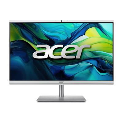 Acer Комп'ютер персональний моноблок Aspire C27-195ES 27" FHD Intel U7-155U, 32GB, F1TB, UMA, WiFi, кл+м, 3р, без ОС, сірий