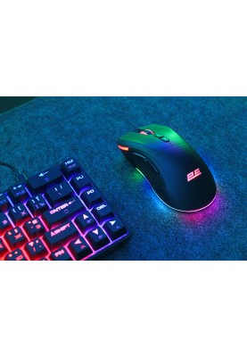 2E Gaming Миша MG350 WL, RGB USB Black