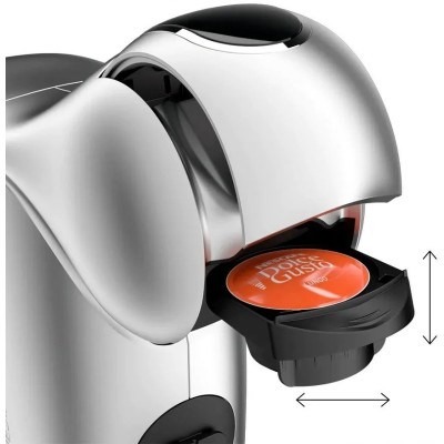 Krups Кофеварка капсульна Dolce Gusto Genio S Touch, 2,8л, сріблястий