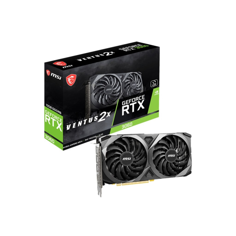 MSI Відеокарта GeForce RTX 3060 12GB GDDR6 VENTUS 2X OC