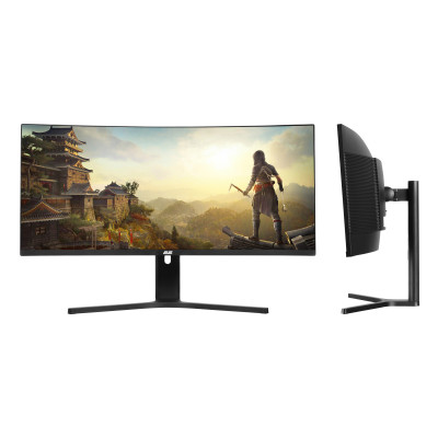 2E Gaming Монітор 2E GAMING 34" R3426B 2xHDMI, DP, VA, 3440x1440, 200Hz, 1ms, NTSC 85%, CURVED, FreeSync, HAS
