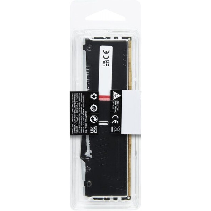 Kingston Пам'ять ПК Kingston DDR5 16GB 5200 Beast Black RGB KF552C40BBA-16